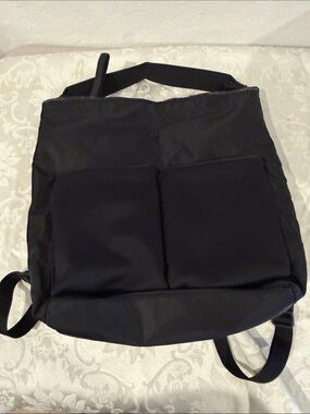 Backpack: shoulder bag lululemon athletica All Set Black Convertible Tote